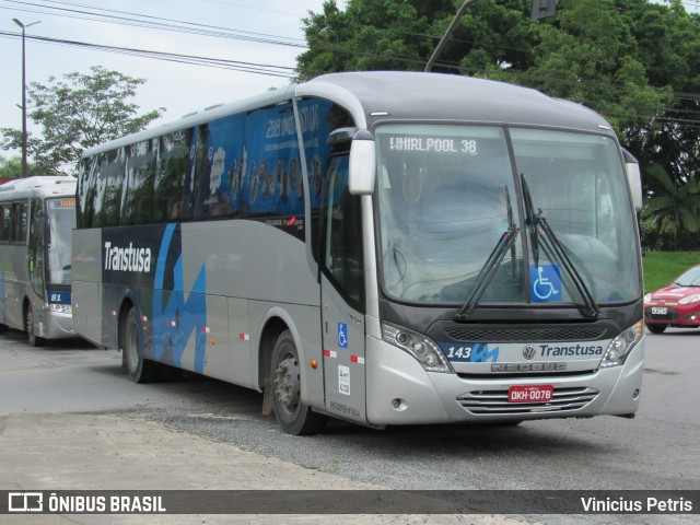 Transtusa - Transporte e Turismo Santo Antônio 143 na cidade de Joinville, Santa Catarina, Brasil, por Vinicius Petris. Número da foto: #11417879.