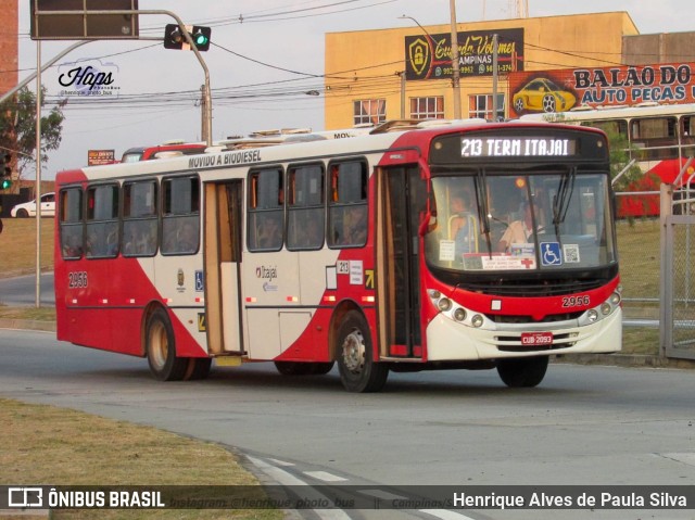 Itajaí Transportes Coletivos 2956 na cidade de Campinas, São Paulo, Brasil, por Henrique Alves de Paula Silva. Número da foto: #11418230.