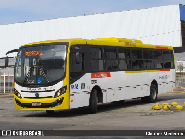 Viação Araguarina 3193 na cidade de Goiânia, Goiás, Brasil, por Glauber Medeiros. Número da foto: #11416924.