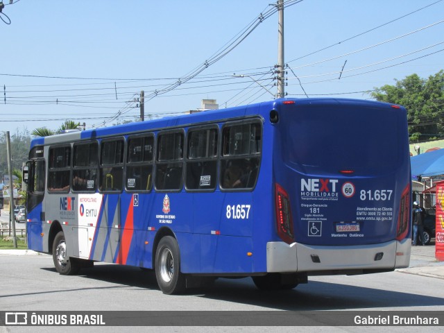 Next Mobilidade - ABC Sistema de Transporte 81.657 na cidade de Ribeirão Pires, São Paulo, Brasil, por Gabriel Brunhara. Número da foto: #11497628.