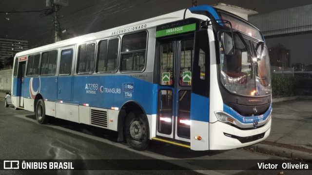 Transurb A72193 na cidade de Rio de Janeiro, Rio de Janeiro, Brasil, por Victor  Oliveira. Número da foto: #11497929.