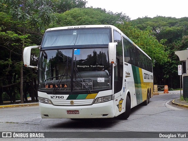 Empresa Gontijo de Transportes 12760 na cidade de São Paulo, São Paulo, Brasil, por Douglas Yuri. ID da foto: 11497591.