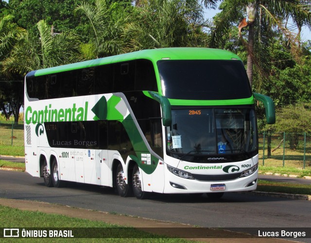 Viação Continental de Transportes 1001 na cidade de Araxá, Minas Gerais, Brasil, por Lucas Borges . Número da foto: #11497005.