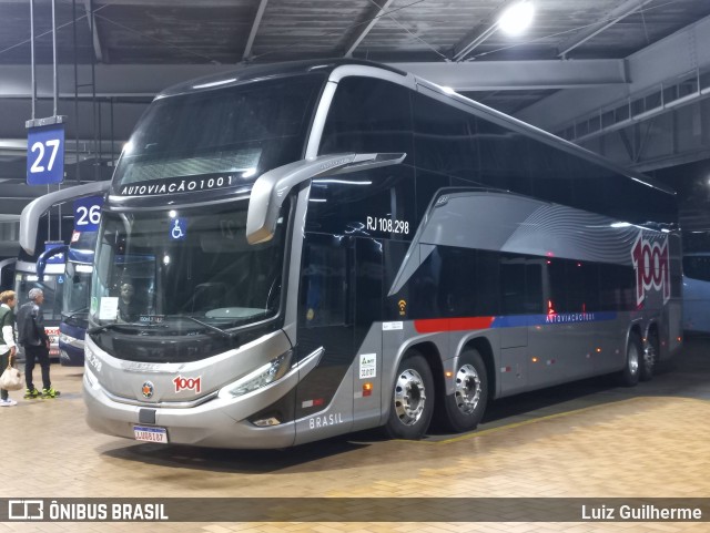 Auto Viação 1001 RJ 108.298 na cidade de Resende, Rio de Janeiro, Brasil, por Luiz Guilherme. Número da foto: #11496426.