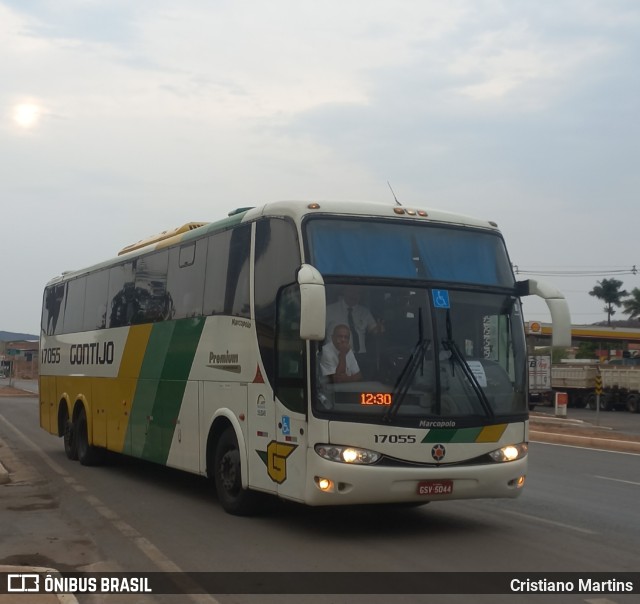 Empresa Gontijo de Transportes 17055 na cidade de Montes Claros, Minas Gerais, Brasil, por Cristiano Martins. ID da foto: 11497959.