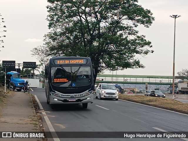 Auto Omnibus Nova Suissa 31137 na cidade de Belo Horizonte, Minas Gerais, Brasil, por Hugo Henrique de Figueiredo. ID da foto: 11496722.