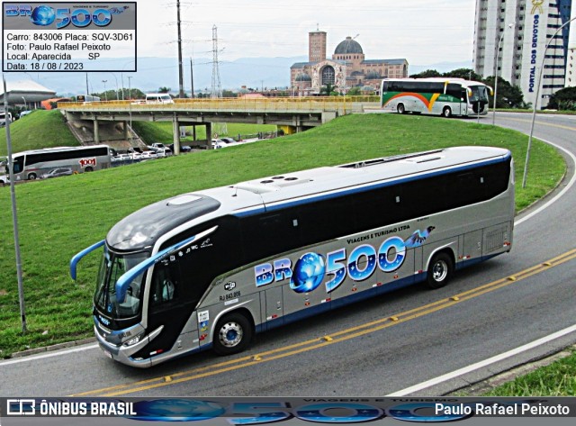 BR-500 Viagens e Turismo RJ 843.006 na cidade de Aparecida, São Paulo, Brasil, por Paulo Rafael Peixoto. Número da foto: #11497890.