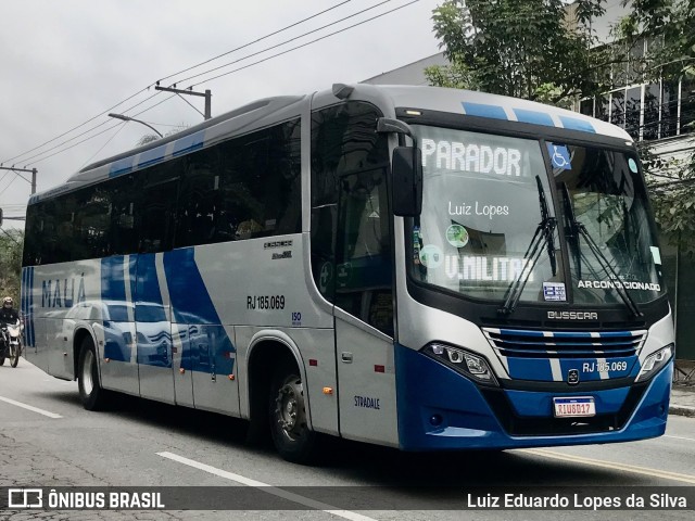Viação Mauá RJ 185.069 na cidade de Rio de Janeiro, Rio de Janeiro, Brasil, por Luiz Eduardo Lopes da Silva. Número da foto: #11498558.