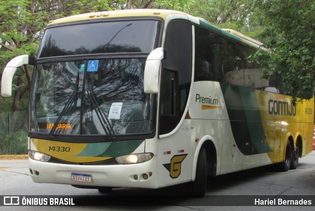 Empresa Gontijo de Transportes 14330 na cidade de São Paulo, São Paulo, Brasil, por Hariel Bernades. Número da foto: #11495563.