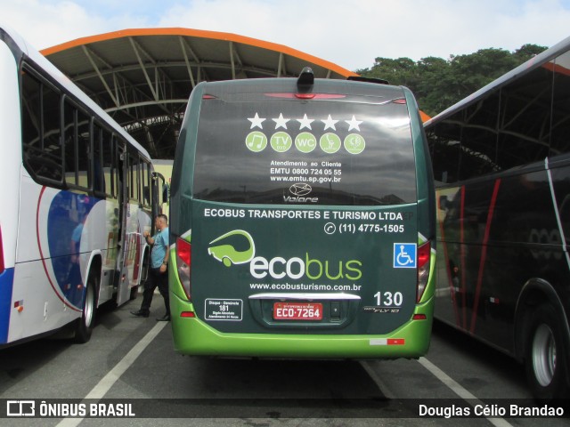 Ecobus Transportes e Turismo 130 na cidade de Aparecida, São Paulo, Brasil, por Douglas Célio Brandao. ID da foto: 11497659.