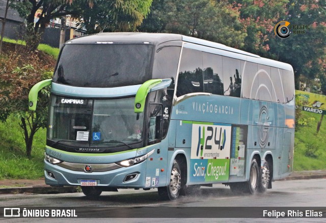 Viação Garcia 84036 na cidade de Campinas, São Paulo, Brasil, por Felipe Rhis Elias. Número da foto: #11498749.