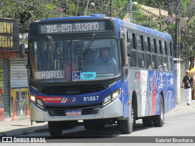 Next Mobilidade - ABC Sistema de Transporte 81.657 na cidade de Ribeirão Pires, São Paulo, Brasil, por Gabriel Brunhara. ID da foto: 11497624.