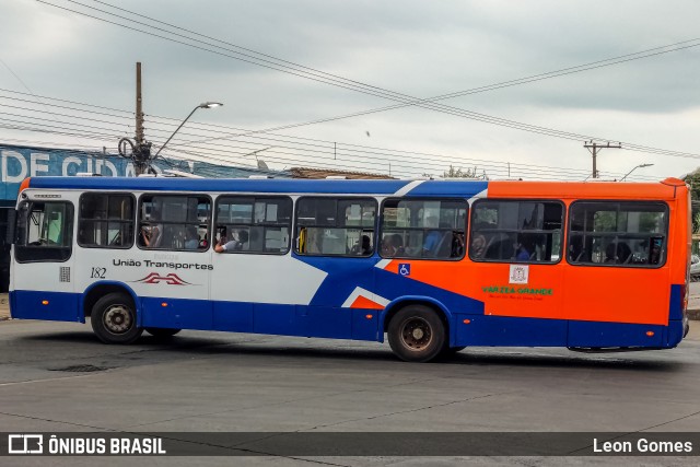 União Transportes 182 na cidade de Várzea Grande, Mato Grosso, Brasil, por Leon Gomes. ID da foto: 11498631.