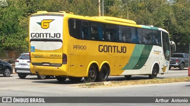 Empresa Gontijo de Transportes 14900 na cidade de Belo Horizonte, Minas Gerais, Brasil, por Arthur  Antonio. ID da foto: 11496570.