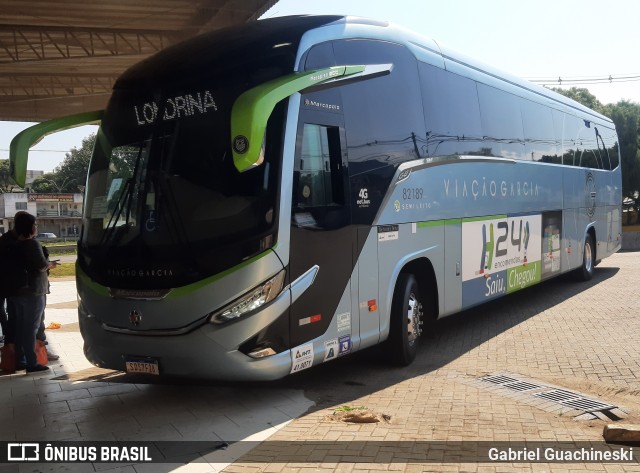 Viação Garcia 82189 na cidade de Imbaú, Paraná, Brasil, por Gabriel Guachineski. ID da foto: 11497137.