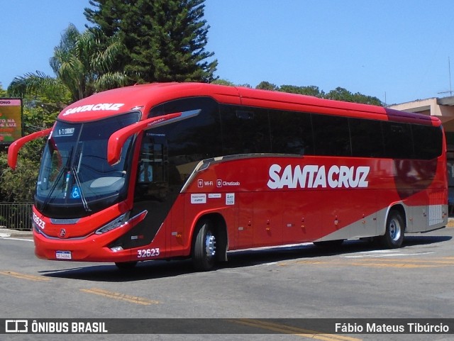 Viação Santa Cruz 32623 na cidade de Três Corações, Minas Gerais, Brasil, por Fábio Mateus Tibúrcio. ID da foto: 11495561.