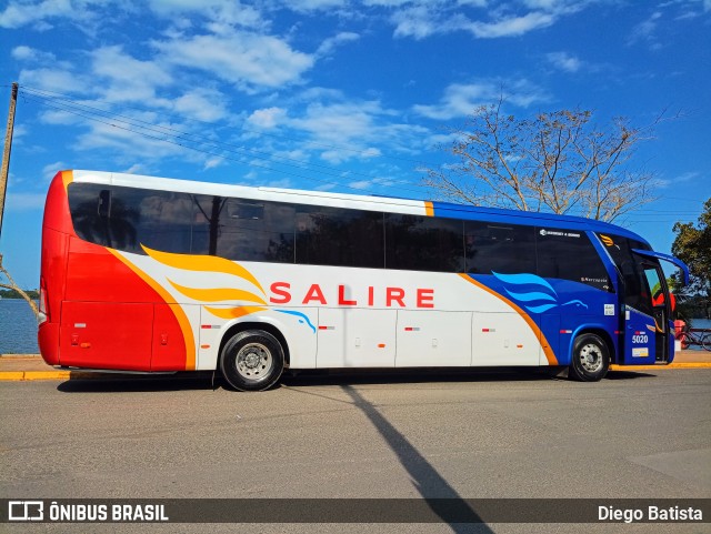 Viação Salire 5020 na cidade de Cananéia, São Paulo, Brasil, por Diego Batista. ID da foto: 11497167.