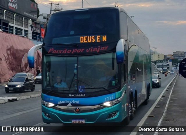 Marlim Azul Turismo 1717 na cidade de Cariacica, Espírito Santo, Brasil, por Everton Costa Goltara. Número da foto: #11495619.
