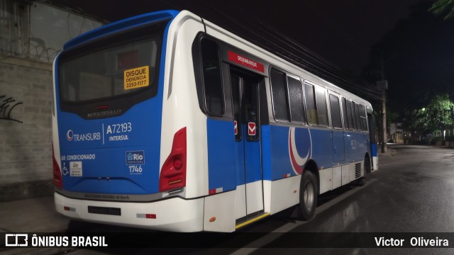 Transurb A72193 na cidade de Rio de Janeiro, Rio de Janeiro, Brasil, por Victor  Oliveira. Número da foto: #11497944.