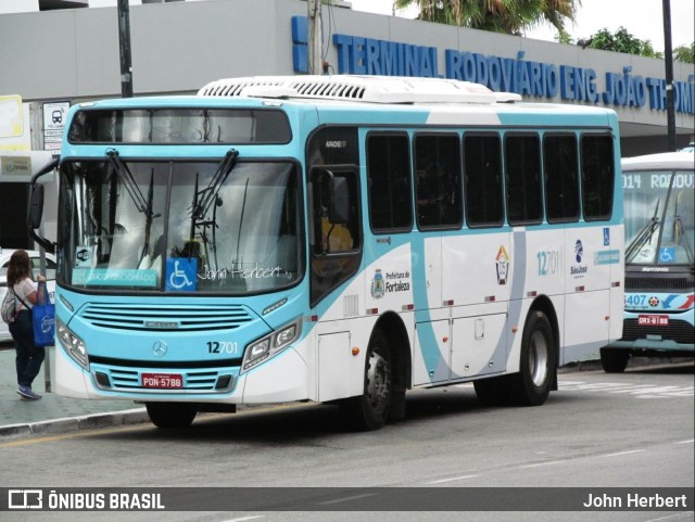 Auto Viação São José 12701 na cidade de Fortaleza, Ceará, Brasil, por John Herbert. ID da foto: 11495812.