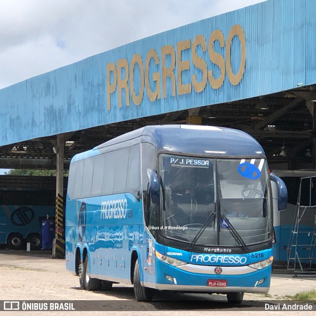 Auto Viação Progresso 6218 na cidade de Recife, Pernambuco, Brasil, por Davi Andrade. ID da foto: 11495930.