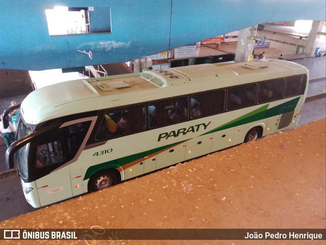 Viação Paraty 4310 na cidade de Jaú, São Paulo, Brasil, por João Pedro Henrique. Número da foto: #11496956.