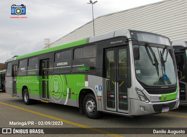 Viação Garcia 81026 na cidade de Maringá, Paraná, Brasil, por Danilo Augusto. Número da foto: #11495972.