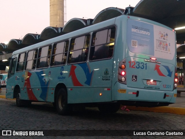 Auto Viação São José 12331 na cidade de Fortaleza, Ceará, Brasil, por Lucas Caetano. Número da foto: #11495544.
