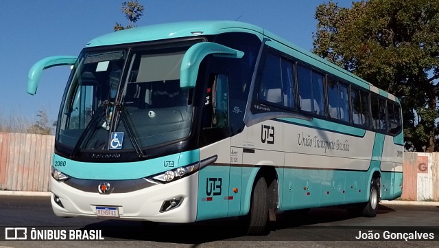 UTB - União Transporte Brasília 2080 na cidade de Brasília, Distrito Federal, Brasil, por João Gonçalves. Número da foto: #11419701.