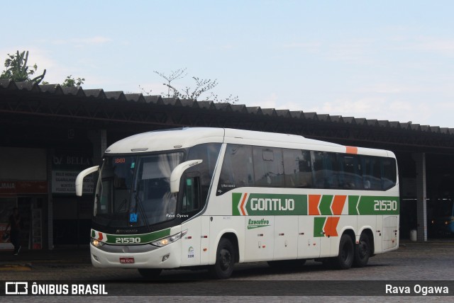 Empresa Gontijo de Transportes 21530 na cidade de Vitória da Conquista, Bahia, Brasil, por Rava Ogawa. ID da foto: 11420335.