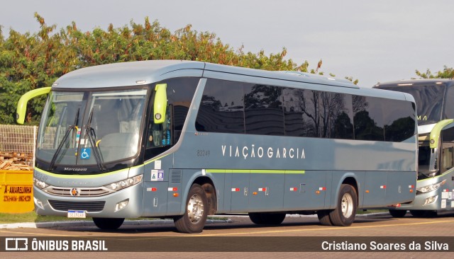 Viação Garcia 83249 na cidade de Maringá, Paraná, Brasil, por Cristiano Soares da Silva. ID da foto: 11422089.