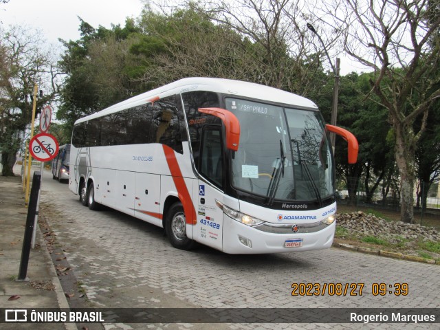 Expresso Adamantina 431428 na cidade de São José dos Campos, São Paulo, Brasil, por Rogerio Marques. ID da foto: 11420006.