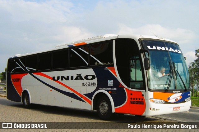 Expresso União 10081 na cidade de Resende, Rio de Janeiro, Brasil, por Paulo Henrique Pereira Borges. Número da foto: #11421312.