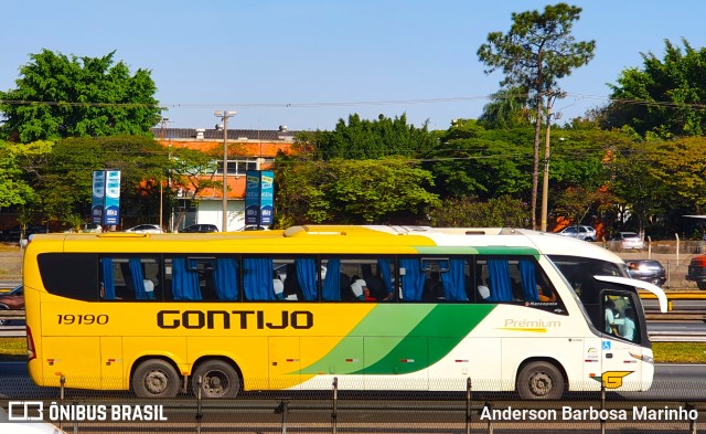 Empresa Gontijo de Transportes 19190 na cidade de Guarulhos, São Paulo, Brasil, por Anderson Barbosa Marinho. Número da foto: #11421553.