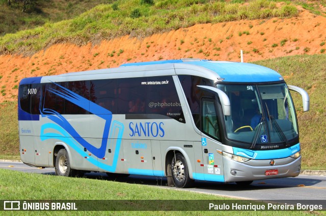 Santos Turismo 5070 na cidade de Aparecida, São Paulo, Brasil, por Paulo Henrique Pereira Borges. ID da foto: 11421076.