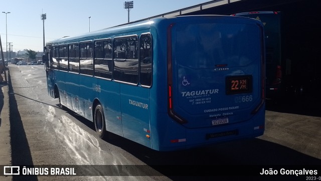 Taguatur - Taguatinga Transporte e Turismo 05666 na cidade de Taguatinga, Distrito Federal, Brasil, por João Gonçalves. ID da foto: 11419716.