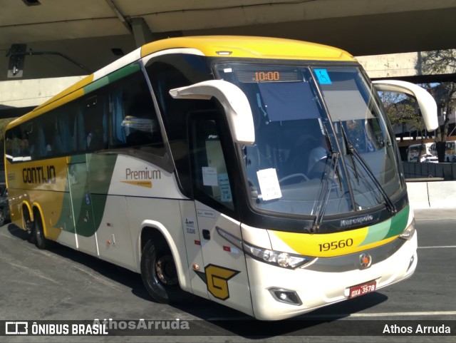 Empresa Gontijo de Transportes 19560 na cidade de Belo Horizonte, Minas Gerais, Brasil, por Athos Arruda. Número da foto: #11421850.