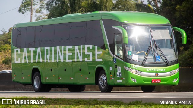 Auto Viação Catarinense 3370 na cidade de Joinville, Santa Catarina, Brasil, por Vinicius Petris. Número da foto: #11420963.