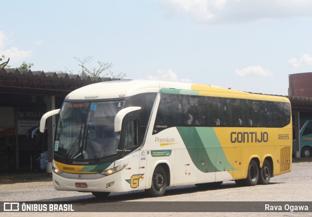 Empresa Gontijo de Transportes 18655 na cidade de Vitória da Conquista, Bahia, Brasil, por Rava Ogawa. ID da foto: 11420948.