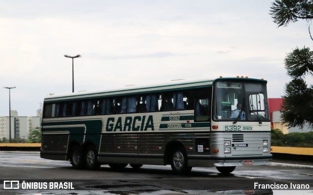 Viação Garcia 5392 na cidade de Londrina, Paraná, Brasil, por Francisco Ivano. Número da foto: #11420399.
