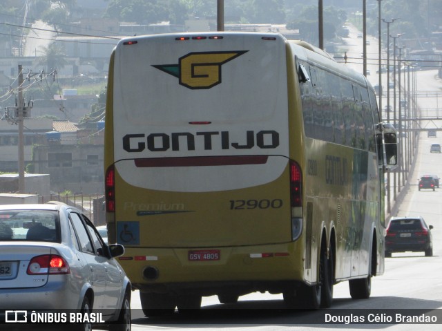 Empresa Gontijo de Transportes 12900 na cidade de Belo Horizonte, Minas Gerais, Brasil, por Douglas Célio Brandao. ID da foto: 11421521.