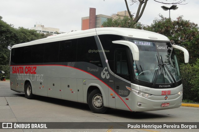 Viação Santa Cruz 226100 na cidade de São Paulo, São Paulo, Brasil, por Paulo Henrique Pereira Borges. ID da foto: 11421190.