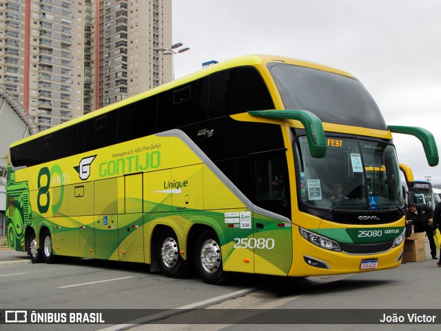 Empresa Gontijo de Transportes 25080 na cidade de Barueri, São Paulo, Brasil, por João Victor. Número da foto: #11419740.