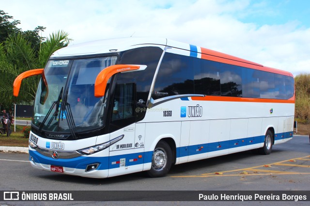 Expresso União 10360 na cidade de Sapucaia, Rio de Janeiro, Brasil, por Paulo Henrique Pereira Borges. Número da foto: #11421373.