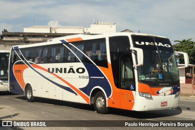 Expresso União 10150 na cidade de Rio de Janeiro, Rio de Janeiro, Brasil, por Paulo Henrique Pereira Borges. Número da foto: #11421256.