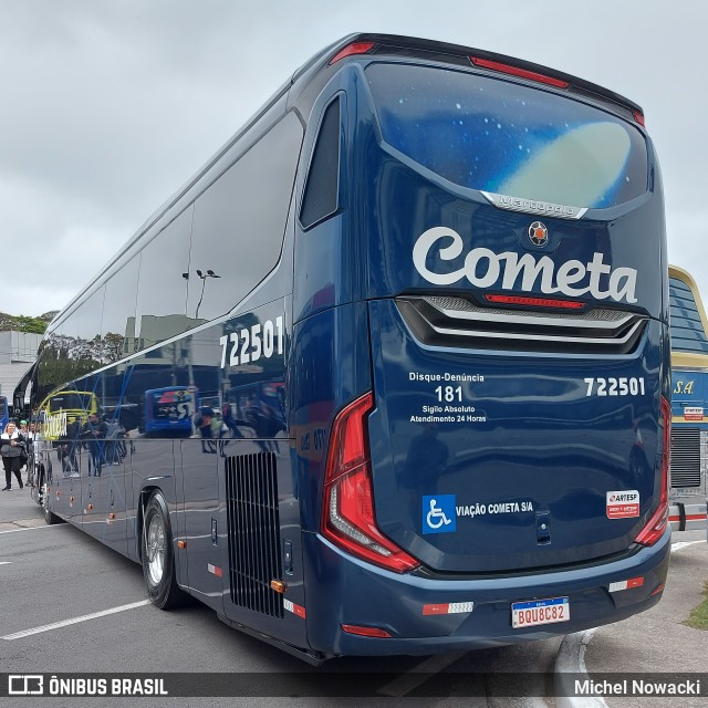 Viação Cometa 722501 na cidade de Barueri, São Paulo, Brasil, por Michel Nowacki. Número da foto: #11421801.