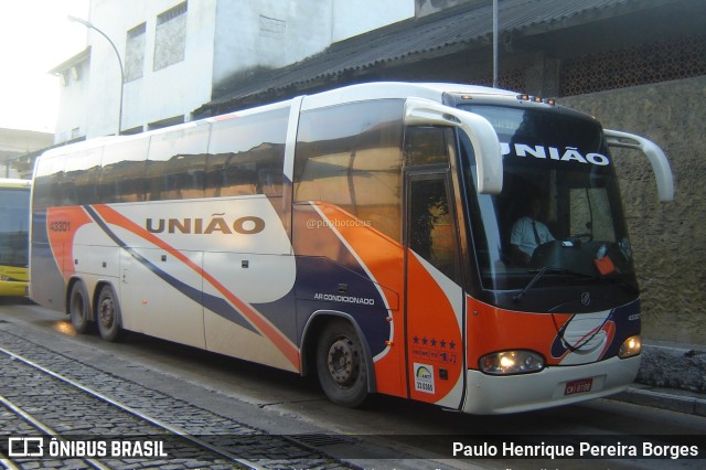 Expresso União 43301 na cidade de Rio de Janeiro, Rio de Janeiro, Brasil, por Paulo Henrique Pereira Borges. Número da foto: #11421224.