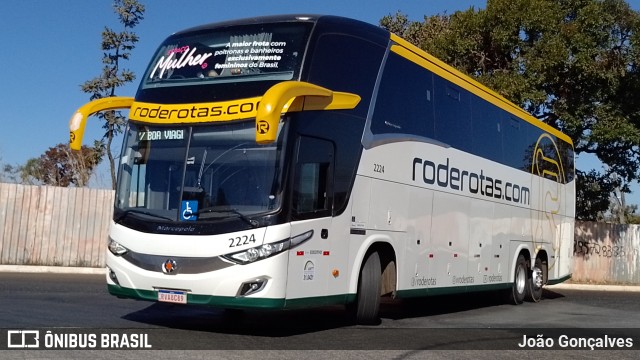 RodeRotas - Rotas de Viação do Triângulo 2224 na cidade de Brasília, Distrito Federal, Brasil, por João Gonçalves. Número da foto: #11419678.