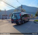 Transportes Única Petrópolis RJ 163.019 na cidade de Petrópolis, Rio de Janeiro, Brasil, por Felipe Guerra. Número da foto: #:id.