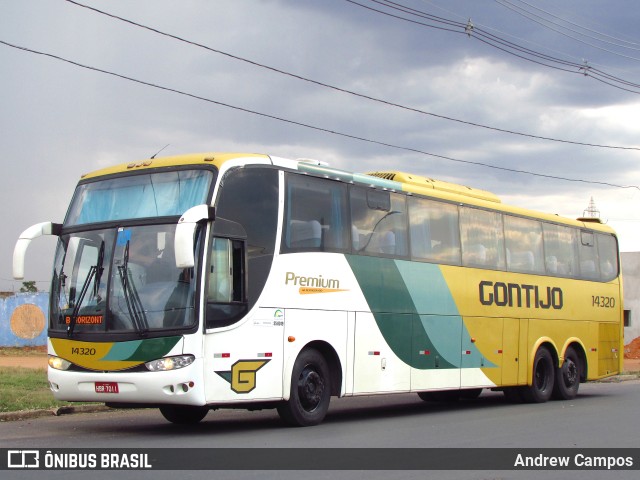 Empresa Gontijo de Transportes 14320 na cidade de Pirapora, Minas Gerais, Brasil, por Andrew Campos. ID da foto: 11424941.